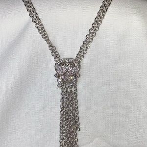 Touchstone By Swarovski Tassel Pendent on 20” chain